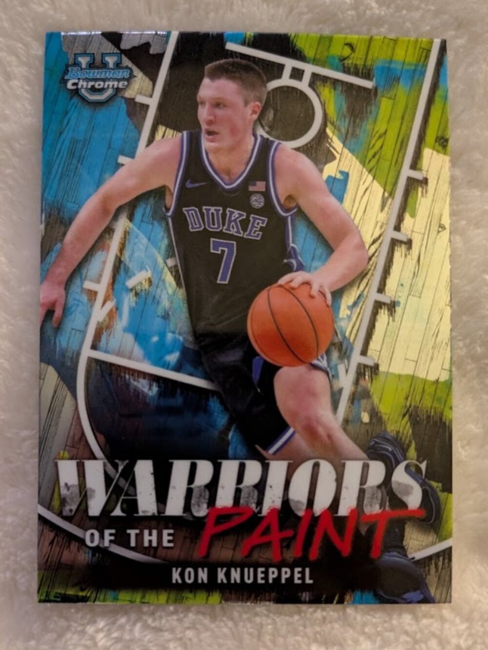 2025 Topps Bowman Chrome KON KNUEPPEL Warriors of Paint #WP-13